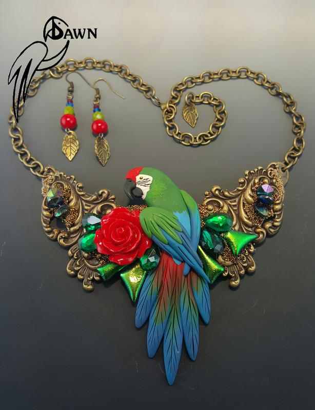 Military Macaw Special Necklace Set 11