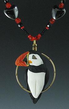 Puffin Charm Necklace
